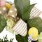 22" Green & Beige Bunny & Bows Floral Easter Wreath